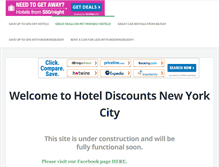 Tablet Screenshot of hoteldiscountsnewyorkcity.com